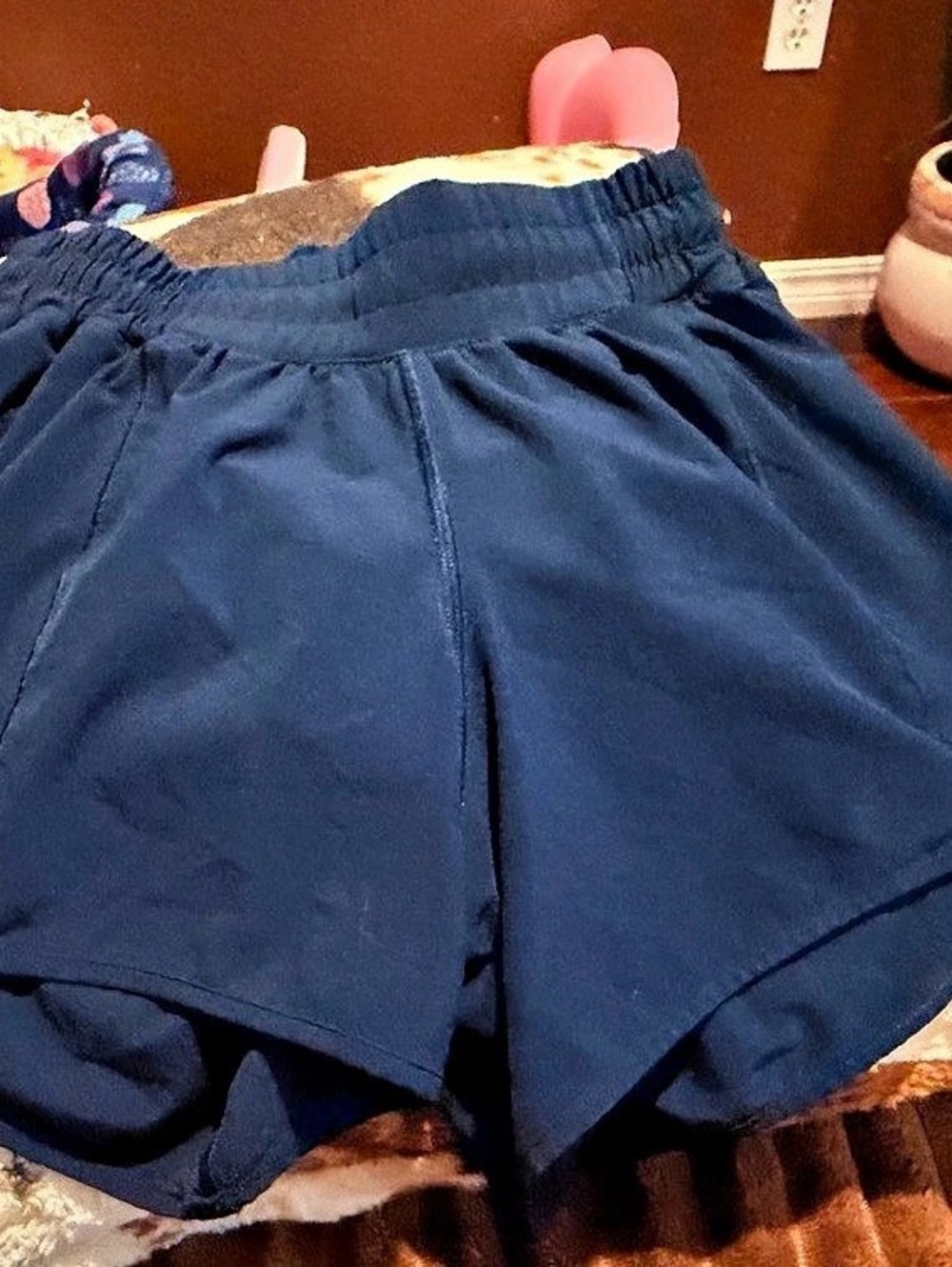 lululemon Tracker Short V 4" Athletic Shorts Blue Size 4 Tall